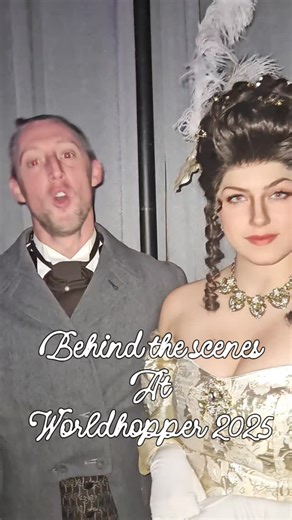 Hair by Megan on Instagram: "Backstage glimpses are always my favorite part :) #behindthescenes #dsnx25 #worldhopperball2025 @paladincreative @dragonsteelbooks"