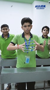 Classroom mein focus ya just having fun? 😉 Allen mein, breaks bhi smart hote hain! Check out our foundation students showing off their next-level pen-holding skills. 🔥 Yeh sirf ek trick nahi, yeh hai future doctors aur engineers ka amazing concentration! Can you do this? Let's see the legends in the comments! Drop a "YES" 👇 #AllenGujarat #FunTime #StudentLife #Challenge #PenTrick #FoundationCourse #Relatable #AllenSuccess #Ahmedabad #Surat #Vadodara #Rajkot #Palanpur | ALLEN Career Institute,