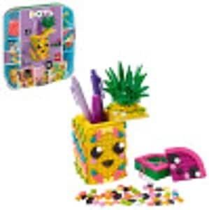 LEGO DOTS Pineapple Pencil Holder 41906 DIY Craft Decorations Kit, A Fun Craft kit for Kids who Like Arts and Crafts Projects, That Also Makes a Great Holiday or Birthday Gift (351 Pieces)