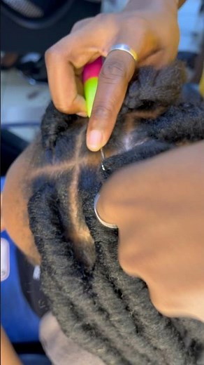 Riri locs …procesd #beginners #hairstyles #knotlessbraids #twistbraids #afrotwist #braidedhairstyles