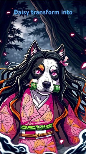 My daisy transform to Nezuko ￼