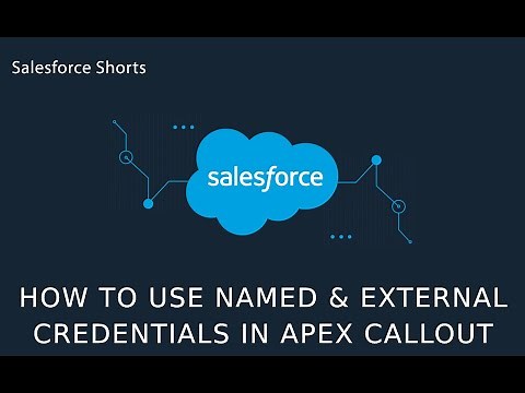 How to use Named Credential in Apex Callout | Salesforce