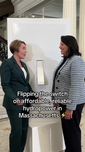 We just flipped a switch⚡️ 20% of Massachusetts’ electricity is now coming from New England Clean Energy Connect. It’s affordable, reliable power that’ll save us $50 million on our bills every single year. #massachusetts #boston #energy #cleanenergy