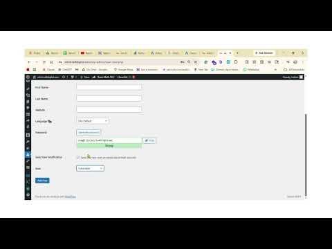 How To Add New User In Wordpress 2026 | Wordpress Mai Kisi Ko Apne Website Ka Access Kaise De