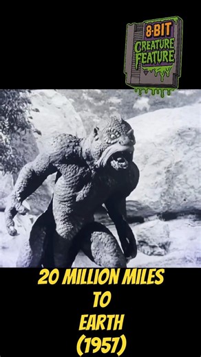 20 Million Miles to Earth (1957) #creaturefeature #monstermovie #rayharryhausen