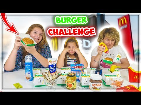 Burger Challenge ! McDonald's Hamburgers !