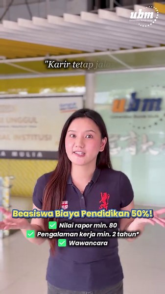 Kuliah atau Kerja? 🤔💼🎓 Di UBM Long Distance Learning, kamu bisa tetap menjalani karier sambil melanjutkan pendidikan tinggi dari mana saja. Info lebih lanjut, tulis di kolom komentar ya! #UniversitasBundaMulia #UBM #LongDistanceLearning #KuliahSambilKerja #BeasiswaUBM