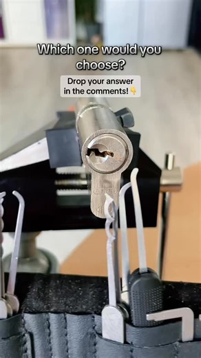 Lockturnal on Instagram: "The right tools make all the difference in locksmithing �� Choosing the wrong pick can waste time or even damage the lock. Which tool would YOU use to pick this lock? Follow us for more daily content