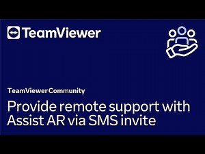 How to provide remote support with Assist AR via SMS invite