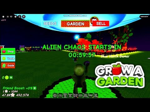 ROBLOX Grow a Garden 👽 Alien Chaos Event Gameplay | Alienated Pets & UFO Shard | SHAR VANTH GAMER