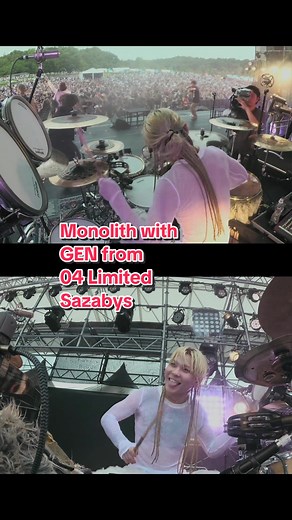 GEN from 04 Limited Sazabys Drum Cam at YONFES | Monolith Performance