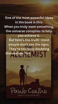 The Alchemist by Paulo Coelho I #achieveyourusdream #motivation #booksummary