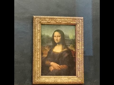 MonaLisa The ORIGINAL PAINTING in Louvre Museum:La Joconde