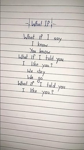 What If I Told You I Like You? (LYRICS)