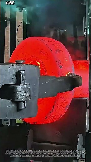 From Molten Metal to Precision Parts 🔥 Forging & CNC Machining Process