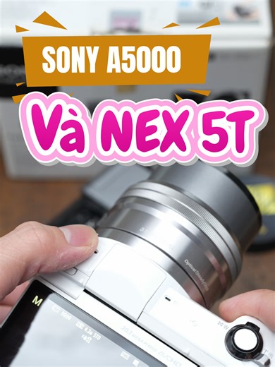 Cameră Sony A5000 și NEX 5T fullbox, preț excelent