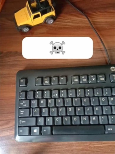 typing code 1F571 = ☠️ #shortcutkeys #computertechnic #keyboardshortcuts #computereducation