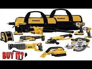 DEWALT Power Tools 20V MAX 10 Tool Combo Kit Cordless Power Tool - B0773CS85H