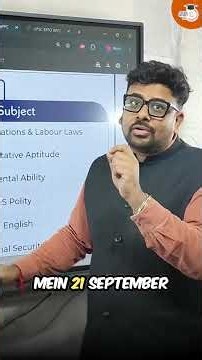 UPSC EPFO APFC 2026 Last LIVE BATCH starting on 21 September