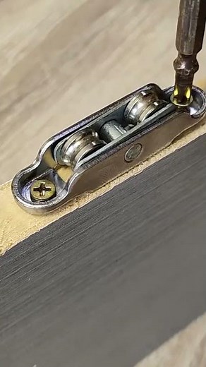 Stainless steel track pulleys for sliding doors and windows! #tricks #tips #tutorials #craft #bushcr