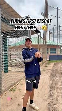 First base at EVERY LEVEL of ball!!💯 #baseball #baseballplayer #baseballlife #homerun #athlete