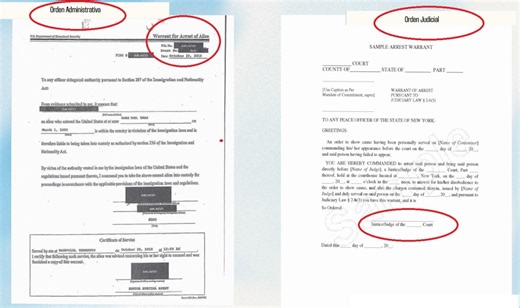 Redadas de ICE: conoce las diferencias entre orden judicial y orden administrativa - La Opinión