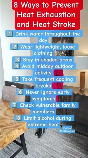 Practical ways to prevent heat stroke or exhaustion. Heat Stroke is a medical emergency #health#heat