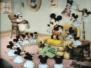 Mickey Mouse - Giantland (1933) Computer Colorized Titles