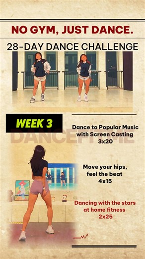 Stay fit and healthy with fun and easy dance workouts. Enjoy dancing and lose weight at home! | 28 day weight loss dance workout