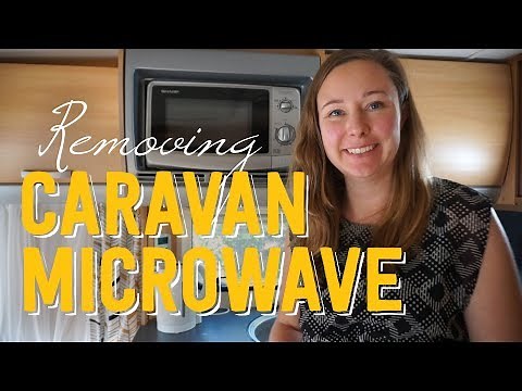 Removing Caravan Microwave