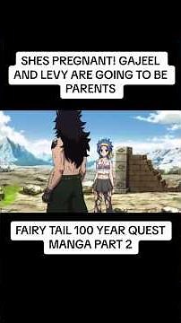 LEVY AND GAJEEL’S BABY REVEAL #fairytail #shorts