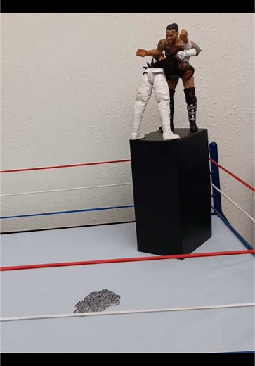 Batista Bomb Stop Motion Animation with Action Figures