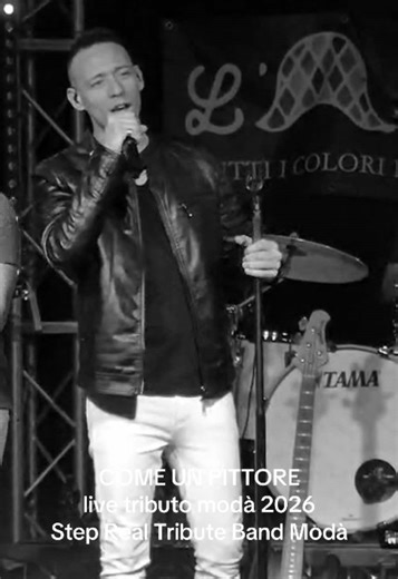 Come un pittore 🎨✨❤️ live tributo modà 2026 - STEP REAL TRIBUTE BAND MODÀ ✨ @Modà #cover #tributeband #goviral #reels #perte