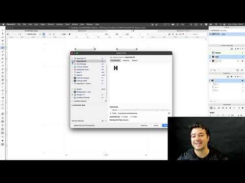 DT101 - Fontlab 8 Tutorials #11 (Export & Testing of Variable Font/Glyph H)