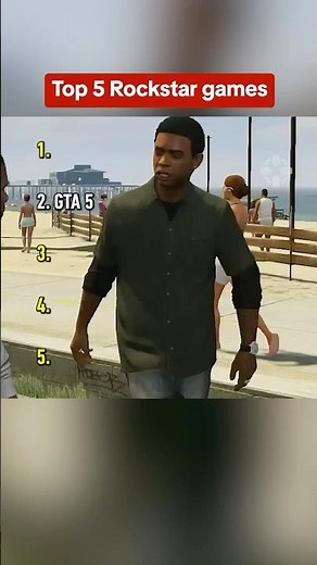 Top 5 Rockstar Games (as of 2025)