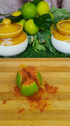 Spicy Lemon + Salt 🤤 Lemon Masala