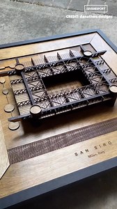 1M views · 10K reactions | Stunning recreation of the San Siro  Artist: Dana Theobald | GiveMeSport | Facebook