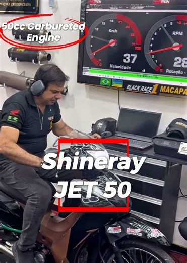 Shineray Jet 50 Dyno Test Reaches Insane Speeds!