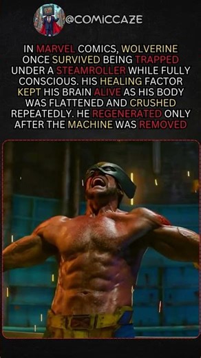 Wolverine Has The Craziest Healing Factor #wolverine #comics #mcu