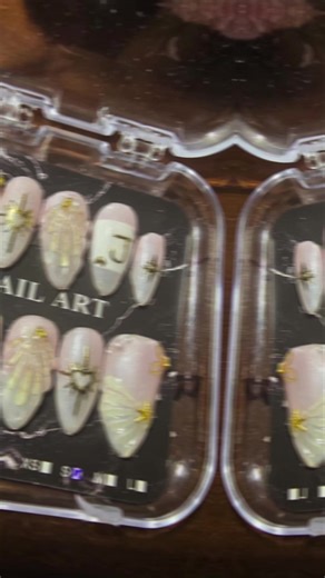 Here are two gorgeous sets for the bride-to-be! 💍 Can you guess which one is the special keepsake and which one she'll be rocking on the big day? I'm loving the details on both, they're so unique! ✨ Choosing between them must be so tough! So excited for her! 🎉 #bridetobe #beginnernailtech #weddingnails #weddingvibes #bridal