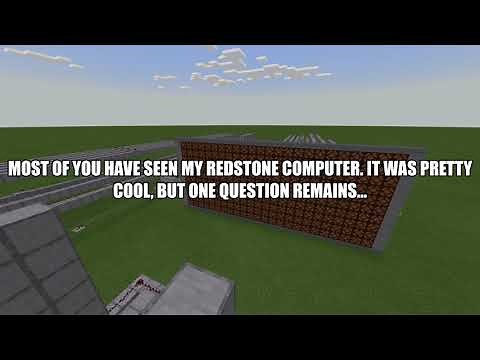 Can it run DOOM? Redstone Computer.