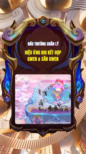 Review Hiệu Ứng Búp Bê Ngập Tràn Khi Kết Hợp Sân Tháp Cảnh Mộng Của Gwen Với Gwen Tí Nị , Gwen Tiệm Trà Ngọt Ngào Hàng Hiệu Tí Nị , Gwen Tử Chỉ Dương Khí Tí Nị , Gwen Hồng Pha Lê Tí Nị Đấu Trường Chân Lý #tft #dtclmobile #dtcl #tftmobile #gaming | Đinh Việt Thắng