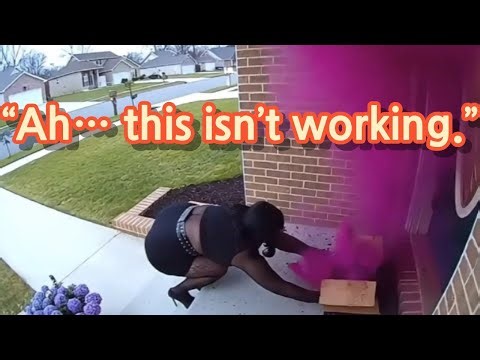 “Don’t come back… package thief ”