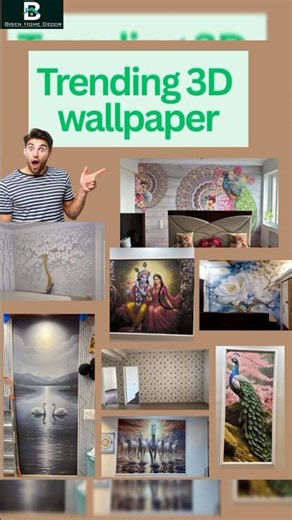 Trending 3D Wallpaper Designs | Latest 3D Wallpaper for Home | Luxury Wall Look with 3D Wallpaper