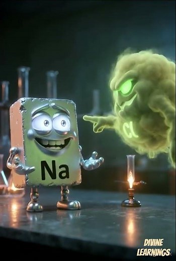Sodium with chlorine | sodium chloride | Formation of common salt | NaCl #salt #science #chemistry
