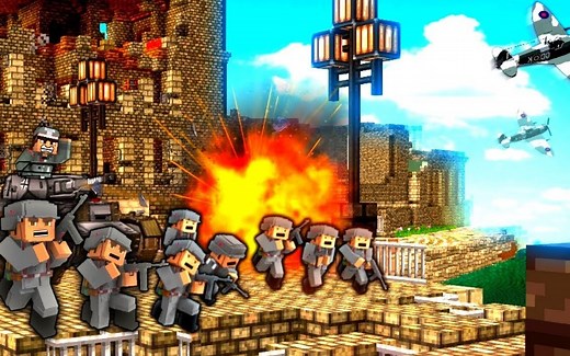 捍卫桥梁 Minecraft 我的世界 二战模组 P2 DEFEND THE BRIDGE! (Part 2) - Minecraft WW2 - S5E6