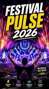 🎧 Festival Pulse 2026 | DJ Instrumental Mix | Nonstop EDM, Progressive House & Future Bass 🔥