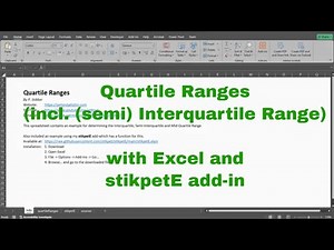 Excel - Quartile Ranges with stikpetE