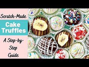 How to Make Cake Truffles with Chocolate Chip Dip