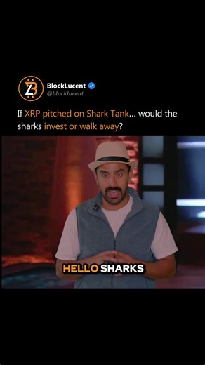 What if XRP walked into Shark Tank and pitched the sharks? Imagine Ripple explaining cross border payments, banks, and blockchain while the sharks try to decide: Is this the future of finance… or the biggest risk they've ever heard? One thing is certain. That room would explode into debate. Would the sharks invest in XRP? Comment what you think the sharks would say. Follow @BlockLucent for more crypto insights and market signals. #Crypto #XRP #Ripple #CryptoDebate #CryptoInvesting